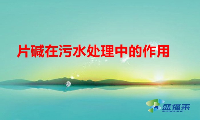 片堿在污水處理中的作用(片堿是干什么用的)