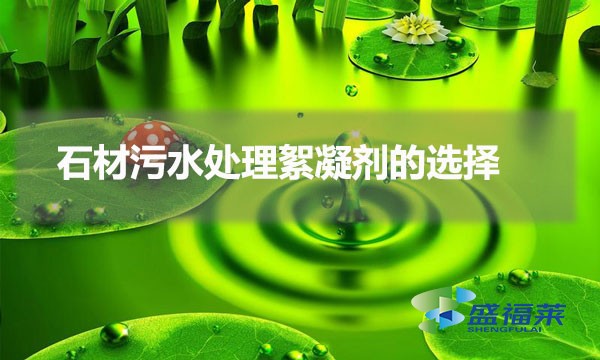 石材污水處理絮凝劑的選擇(石材加工污水用什么絮凝劑)