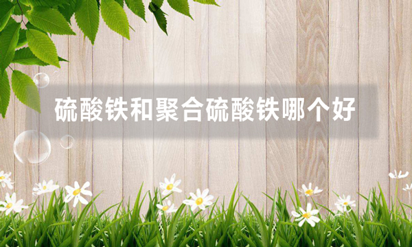 硫酸鐵和聚合硫酸鐵哪個(gè)好(硫酸鐵與聚合硫酸鐵的優(yōu)勢)