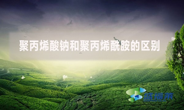 聚丙烯酸鈉和聚丙烯酰胺的區(qū)別?