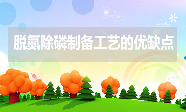 污水處理脫氮除磷制備工藝有哪些優(yōu)點(diǎn)和缺點(diǎn)?