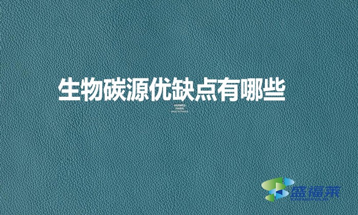 生物碳源優缺點有哪些?