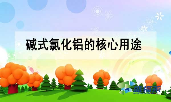 堿式氯化鋁的核心用途與行業應用